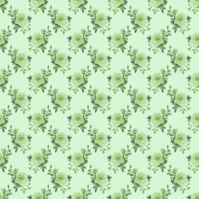 绿色清新花卉纹理平铺背景图片